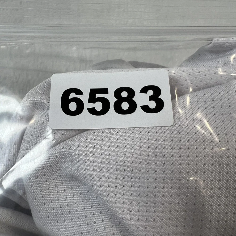Under Armour L Padded Football Shirt White Compression Chest Protector Hex Top